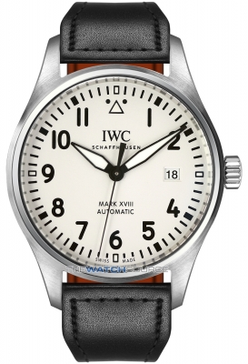 Buy this new IWC Pilot's Watch Mark XVIII 40mm iw327012 mens watch for the discount price of £3,681.00. UK Retailer.